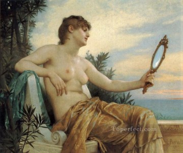 El espejo desnudo Leon Bazile Perrault Pinturas al óleo